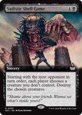 Sadistic Shell Game - Magic: The Gathering - MoxLand